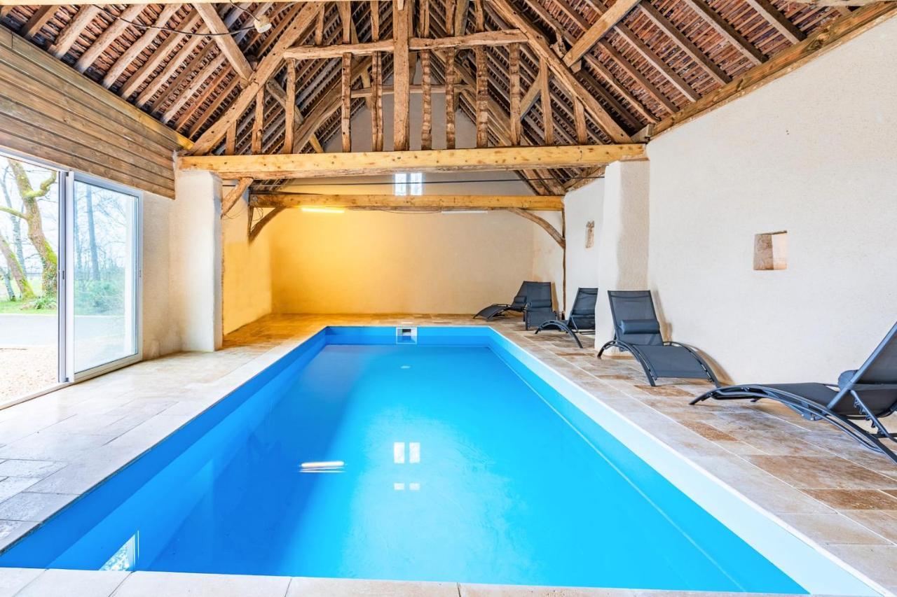 Crazy Villa Champs Corons 61 - Interior Heated Pool - 2H From Paris - 30P Les Menus Экстерьер фото