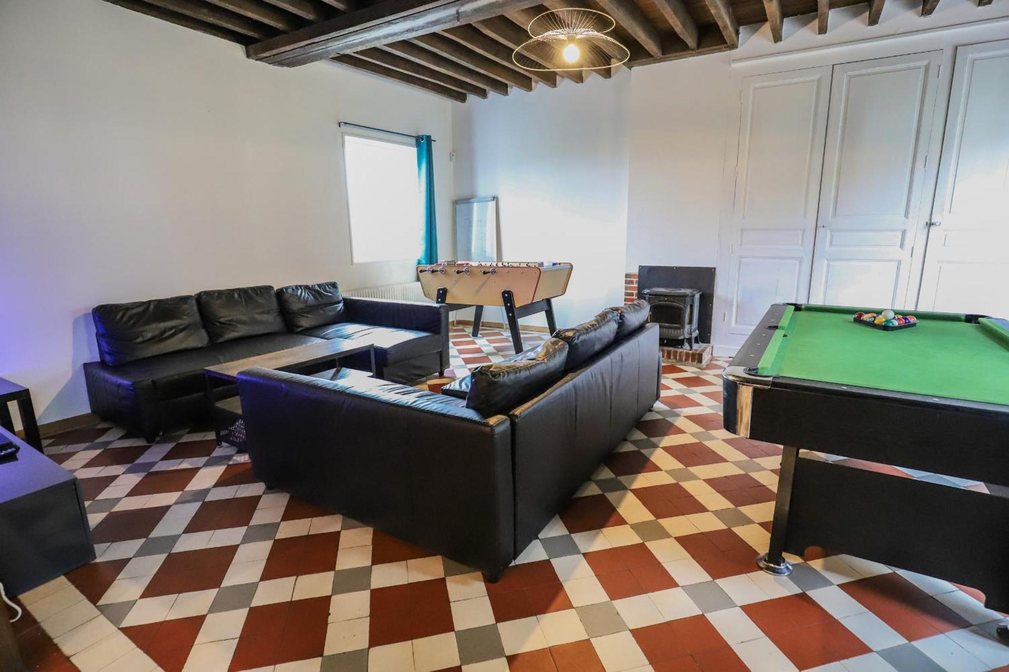 Crazy Villa Champs Corons 61 - Interior Heated Pool - 2H From Paris - 30P Les Menus Экстерьер фото