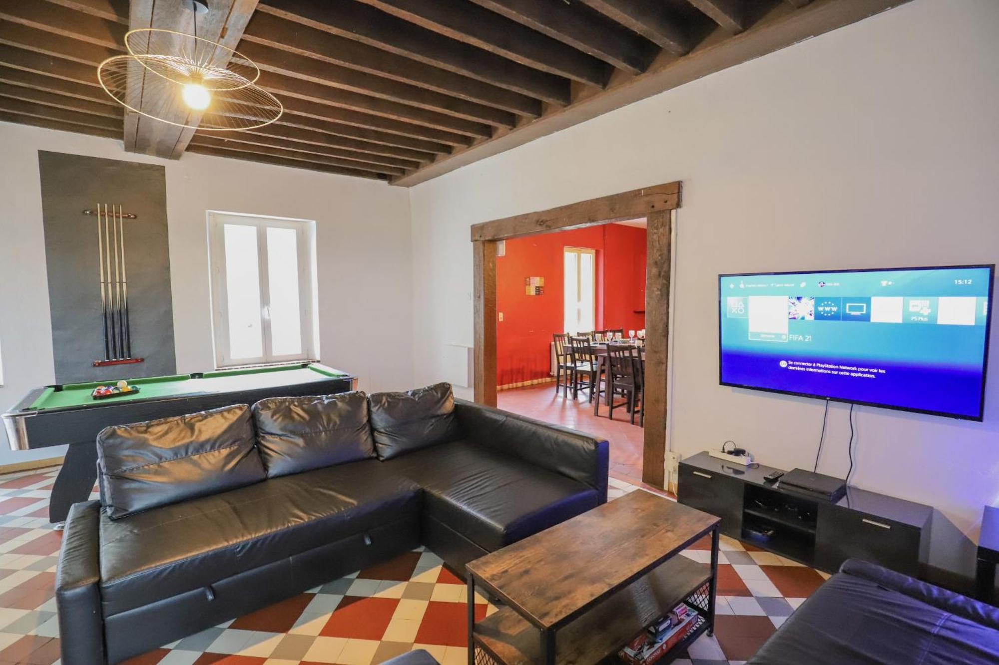 Crazy Villa Champs Corons 61 - Interior Heated Pool - 2H From Paris - 30P Les Menus Экстерьер фото
