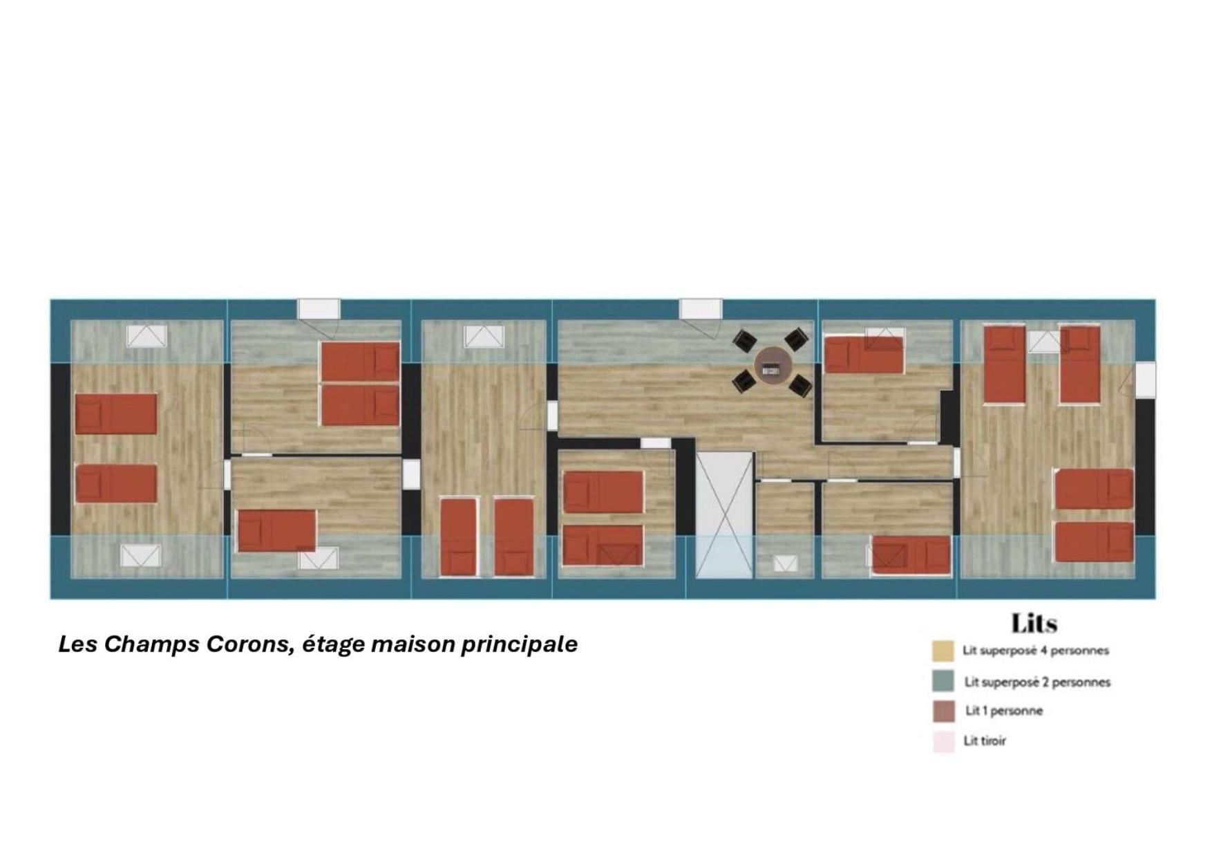 Crazy Villa Champs Corons 61 - Interior Heated Pool - 2H From Paris - 30P Les Menus Экстерьер фото